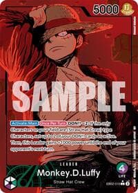 Monkey.D.Luffy (010) (Alternate Art) - Extra Booster: Anime 25th Collection - One Piece Card Game card