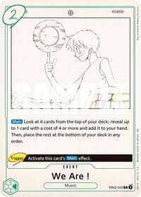 We Are! - Extra Booster: Anime 25th Collection - One Piece Card Game card