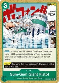 Gum-Gum Giant Pistol - Extra Booster: Anime 25th Collection - One Piece Card Game card