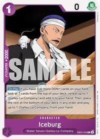 Iceburg - Extra Booster: Anime 25th Collection - One Piece Card Game card