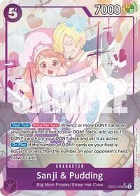 Sanji & Pudding (Alternate Art) - Extra Booster: Anime 25th Collection - One Piece Card Game card
