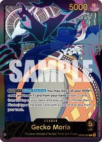 Gecko Moria (SP) - Extra Booster: Anime 25th Collection - One Piece Card Game card