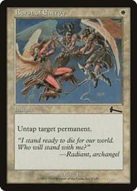 Burst of Energy - Urza's Legacy - Magic: The Gathering card