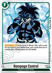Rampage Control - Rivals Clash - Dragon Ball Super: Fusion World card