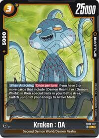 Kraken : DA - Rivals Clash - Dragon Ball Super: Fusion World card