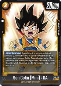 Son Goku (Mini) : DA - FB06-079 - Rivals Clash - Dragon Ball Super: Fusion World card