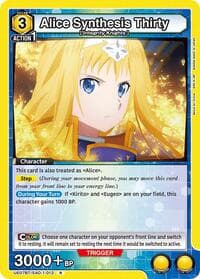 Alice Synthesis Thirty (012) - UE07BT: Sword Art Online - Union Arena card