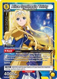 Alice Synthesis Thirty (013) - UE07BT: Sword Art Online - Union Arena card
