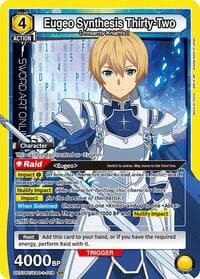 Eugeo Synthesis Thirty-Two - UE07BT: Sword Art Online - Union Arena card