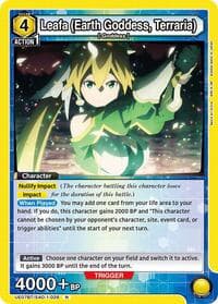 Leafa (Earth Goddess, Terraria) (028) - UE07BT: Sword Art Online - Union Arena card
