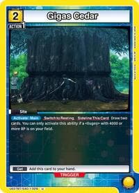 Gigas Cedar - UE07BT: Sword Art Online - Union Arena card