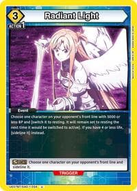 Radiant Light - UE07BT: Sword Art Online - Union Arena card