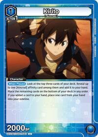 Kirito (040) - UE07BT: Sword Art Online - Union Arena card