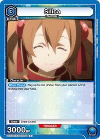 Silica (043) - UE07BT: Sword Art Online - Union Arena card
