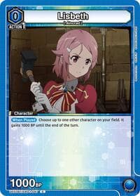 Lisbeth (047) - UE07BT: Sword Art Online - Union Arena card