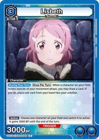Lisbeth (048) - UE07BT: Sword Art Online - Union Arena card