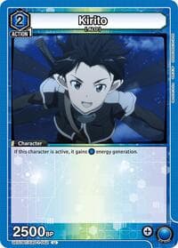 Kirito (052) - UE07BT: Sword Art Online - Union Arena card