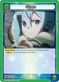 Sinon (074) - UE07BT: Sword Art Online - Union Arena card