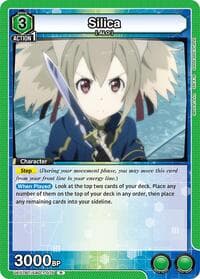 Silica (075) - UE07BT: Sword Art Online - Union Arena card