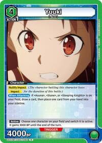 Yuuki (080) - UE07BT: Sword Art Online - Union Arena card