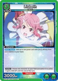 Lisbeth (083) - UE07BT: Sword Art Online - Union Arena card