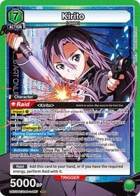 Kirito (087) - UE07BT: Sword Art Online - Union Arena card