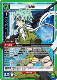 Sinon (091) - UE07BT: Sword Art Online - Union Arena card