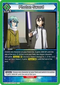 Photon Sword - UE07BT: Sword Art Online - Union Arena card