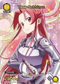 Tiese Schtrinen (U*) - UE07BT: Sword Art Online - Union Arena card