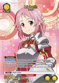 Lisbeth (009) (R*) - UE07BT: Sword Art Online - Union Arena card