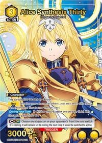 Alice Synthesis Thirty (012) (R*) - UE07BT: Sword Art Online - Union Arena card