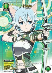 Sinon (074) (U*) - UE07BT: Sword Art Online - Union Arena card