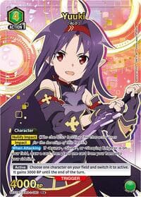 Yuuki (080) (R*) - UE07BT: Sword Art Online - Union Arena card
