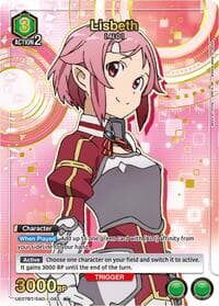 Lisbeth (083) (R*) - UE07BT: Sword Art Online - Union Arena card