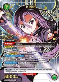 Kirito (087) (SR*) - UE07BT: Sword Art Online - Union Arena card
