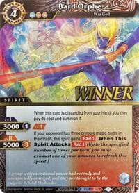 Bard Orphe (Store Tournament & Sealed Deck Pack Vol.2 -Winner-) - Launch & Event Promos - Battle Spirits Saga card