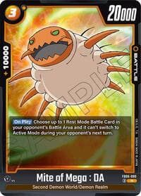 Mite of Mega : DA - Rivals Clash - Dragon Ball Super: Fusion World card