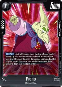 Piano - FB06-107 - Rivals Clash - Dragon Ball Super: Fusion World card