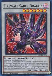 Firewall Saber Dragon - Alliance Insight - YuGiOh card