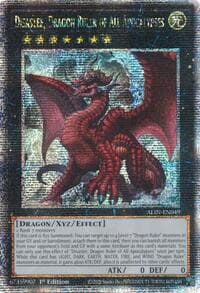 Disaster, Dragon Ruler of All Apocalypses (Quarter Century Secret Rare) - Alliance Insight - YuGiOh card