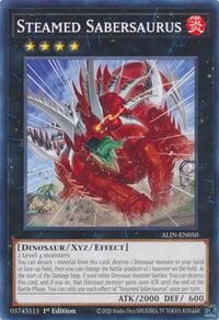 Steamed Sabersaurus - Alliance Insight - YuGiOh card