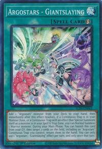 Argostars - Giantslaying - Alliance Insight - YuGiOh card