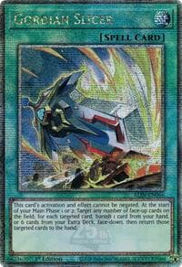 Gordian Slicer (Quarter Century Secret Rare) - Alliance Insight - YuGiOh card