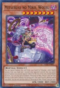 Mitsurugi no Miko, Wousu - Alliance Insight - YuGiOh card