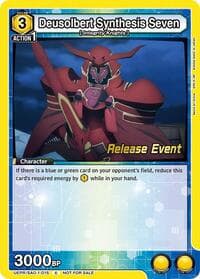 Deusolbert Synthesis Seven - UE07BT: Sword Art Online Release Event Cards - Union Arena card