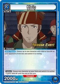 Klein (042) - UE07BT: Sword Art Online Release Event Cards - Union Arena card