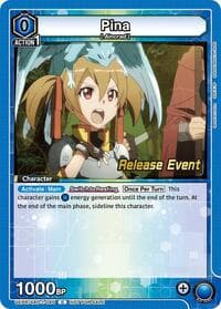 Pina - UE07BT: Sword Art Online Release Event Cards - Union Arena card