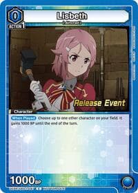 Lisbeth (047) - UE07BT: Sword Art Online Release Event Cards - Union Arena card