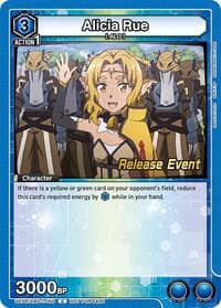 Alicia Rue - UE07BT: Sword Art Online Release Event Cards - Union Arena card