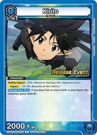 Kirito (051) - UE07BT: Sword Art Online Release Event Cards - Union Arena card